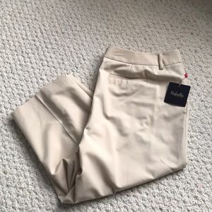 NWT - flat front dress capris, curvy style